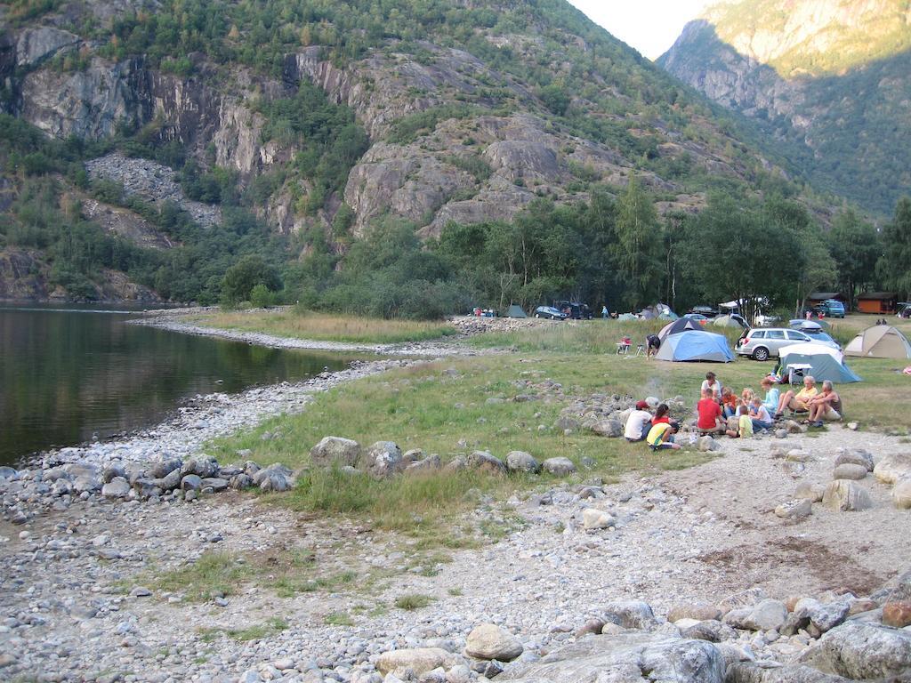 Saebo Camping Ейдфиорд Екстериор снимка